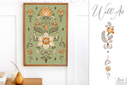 Odisha Floral Patterns & Motifs, a Pattern Graphic by Zeesi Design Garden (Thumbnail 10 of 12)