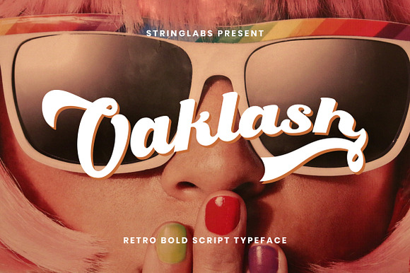 Oaklash - Retro Bold Script Font preview 8