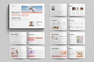 Project Pitch Deck Layout Landscape