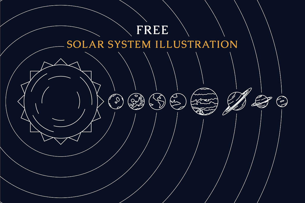 Space Illustration - monoline, an Illustration by Lightsense (Photo 8 of 9)