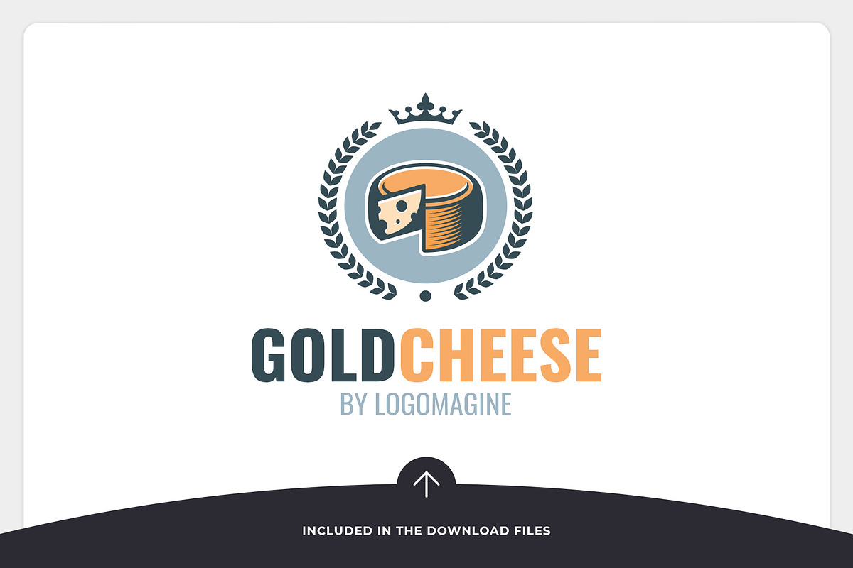Gold Cheese Logo Template, a Branding & Logo Template by LOGOMAGINE (Photo 8 of 16)