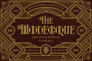 Modecque, a Font by ilhamtaro (Thumbnail 1 of 10)