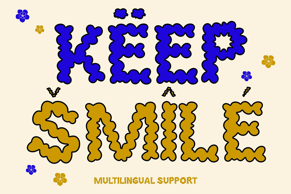 Clodice – Bubble Typeface, a Sans Serif Font by Craft Supply Co. (Photo 7 of 8)