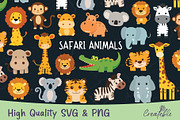 Safari Animals SVG Bundle, an Object Graphic by Createble (Thumbnail 1 of 10)