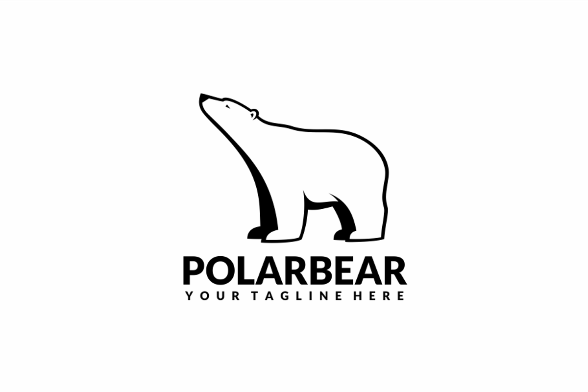 Polar Bear Logo Illustration, a Branding & Logo Template by yopie (Photo 3 of 3)