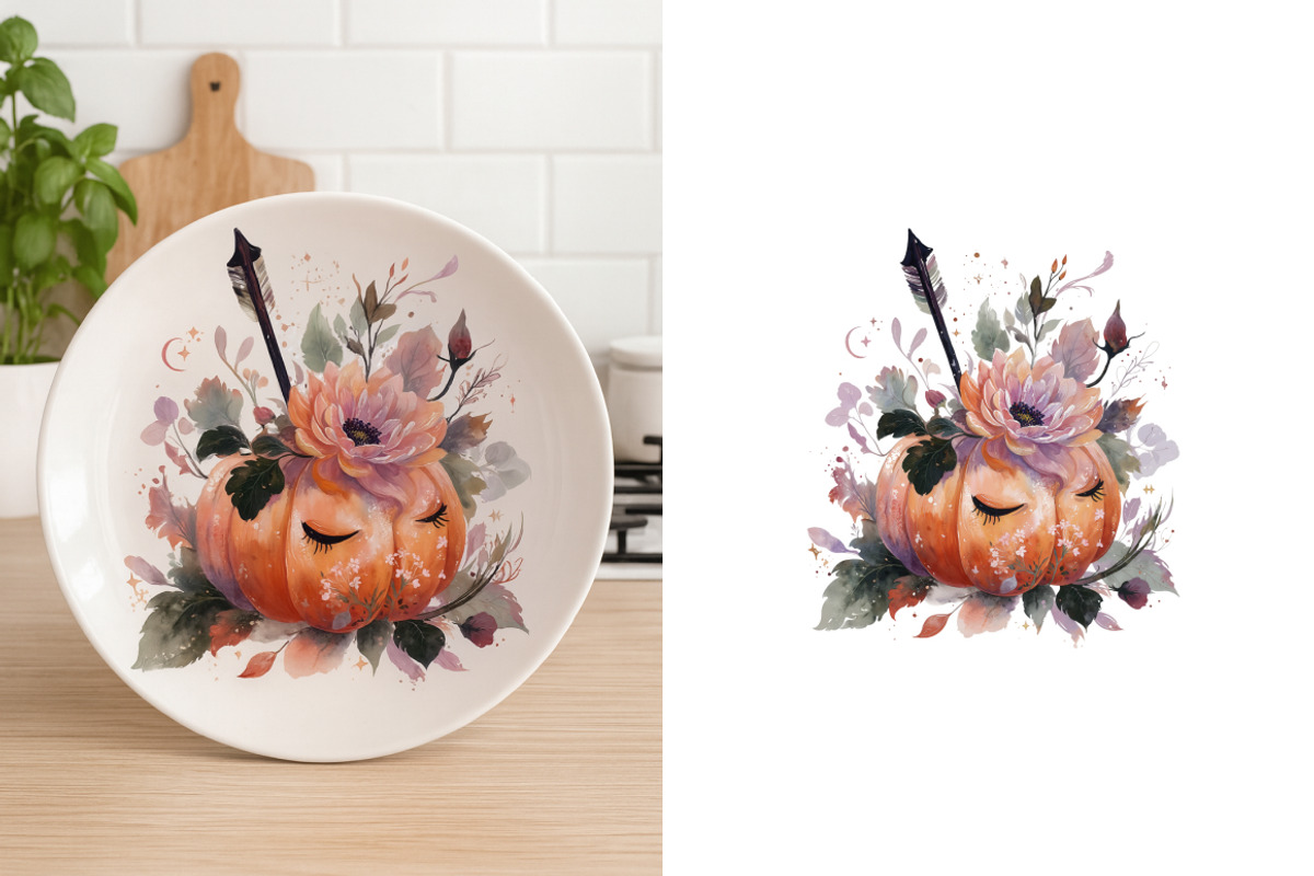 Vintage Halloween Clipart Bundle, a Seasonal Illustration by InkyQueenArt (Photo 4 of 6)