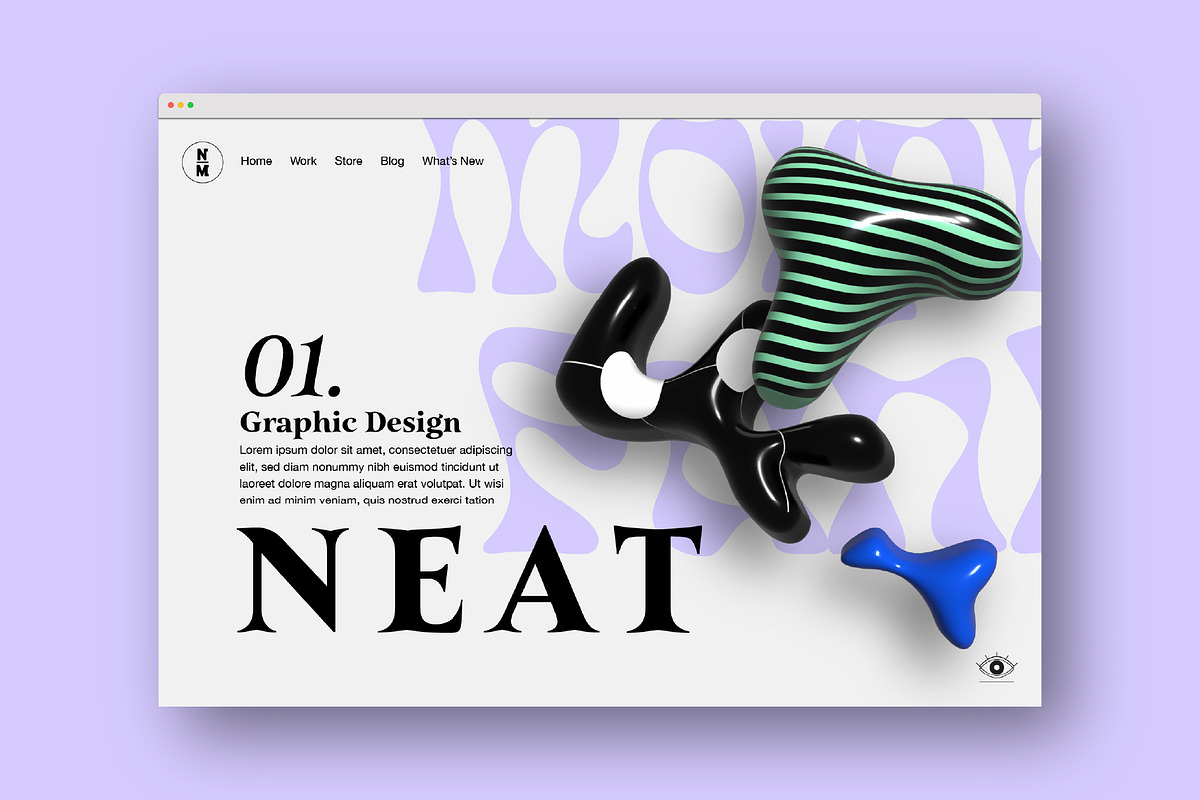 MorphoFunk – Abstract 3D Graphics, an Object Graphic by Neatly Made Studio (Photo 5 of 10)