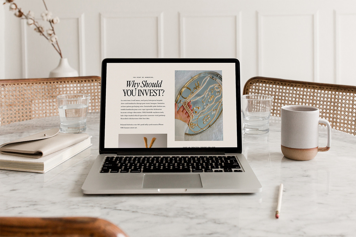 Scarlett Showit Investment Website, a WordPress Template by Amanda Scott Design Co. (Photo 2 of 7)