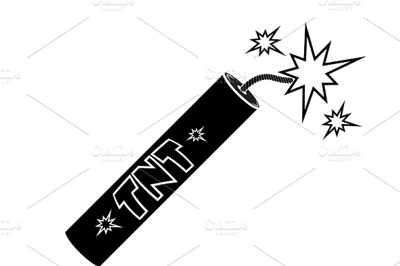 Vector Icon Of Dynamite
