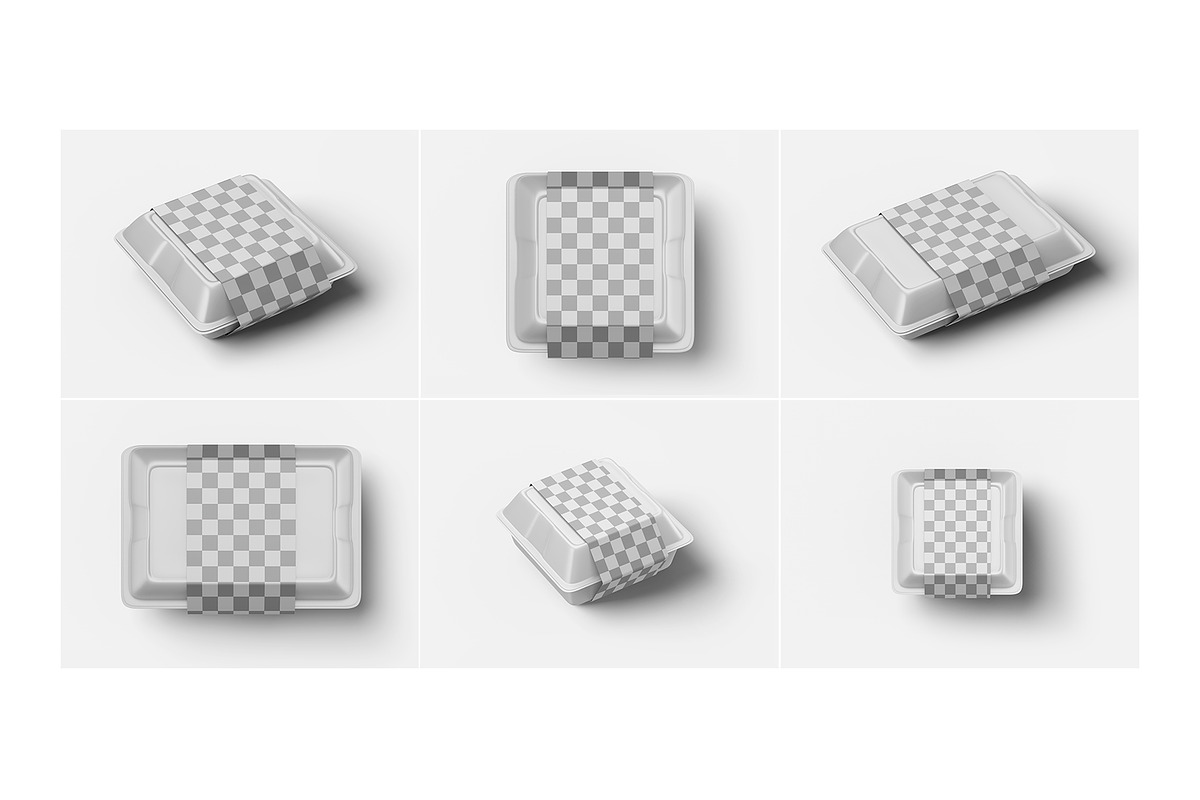 Food Box Packaging Mockup, a Packaging Mockup by AlkStudio (Photo 13 of 13)