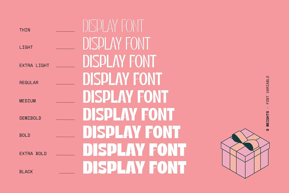Gord Quick - Display Font, a Sans Serif Font by Nirmana Visual (Photo 4 of 8)