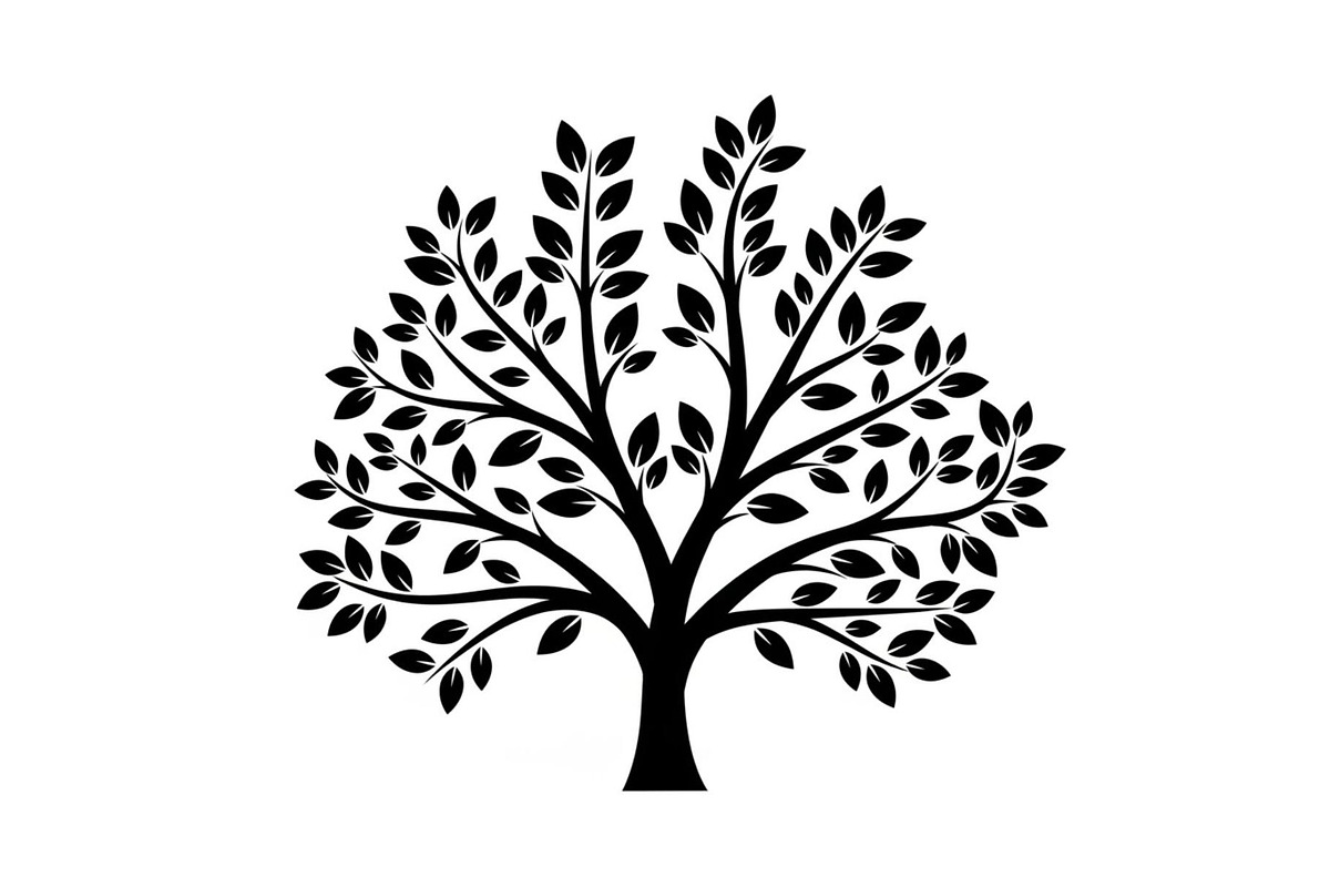 Tree Silhouette Vector Bundle, an Illustration by musafir_fashion (Photo 26 of 51)