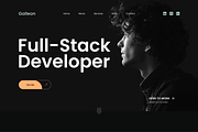 Galleon Personal Portfolio Template, an UI Kit Template by ReformedTech (Thumbnail 4 of 9)
