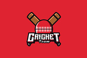 Cricket Team Mascot Logo Template, a Branding & Logo Template by HasnainGFX (Thumbnail 2 of 3)