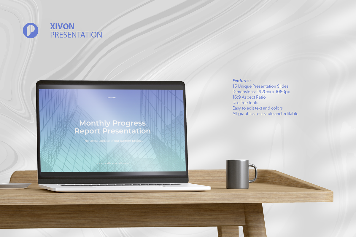 Monthly progress report presentation, a Presentation Template by peterdraw (Photo 7 of 8)