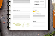 Recipe Card Design, a Stationery Template by MightyDesign (Thumbnail 3 of 8)