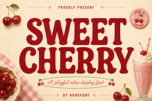 Sweet Cherry - Retro Display Font