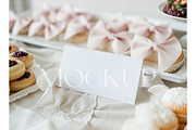Dessert Table Food Label Mockup, a Mockup by MockupWizard (Thumbnail 1 of 3)