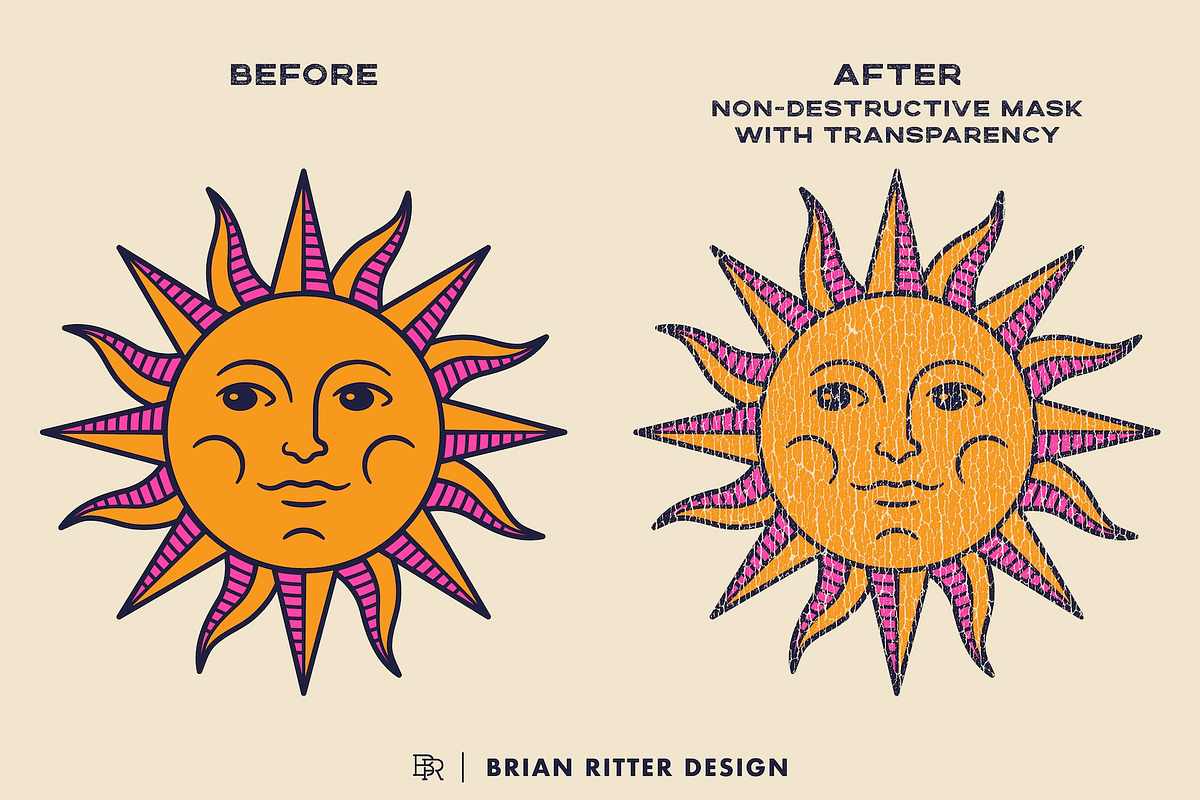 Plastisol Texture Brushes, a Brush Add-On by Brian Ritter Design (Photo 3 of 6)