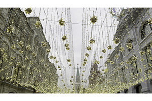 Sparkling golden decorations, an Architecture Photo by Media Whale Stock