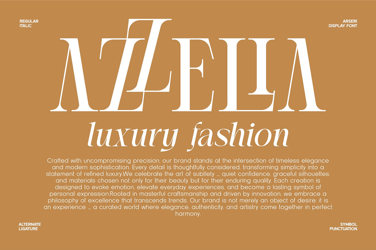 Arseri – Elegant Serif Display Font, a Serif Font by Eotype Studio (Photo 2 of 9)