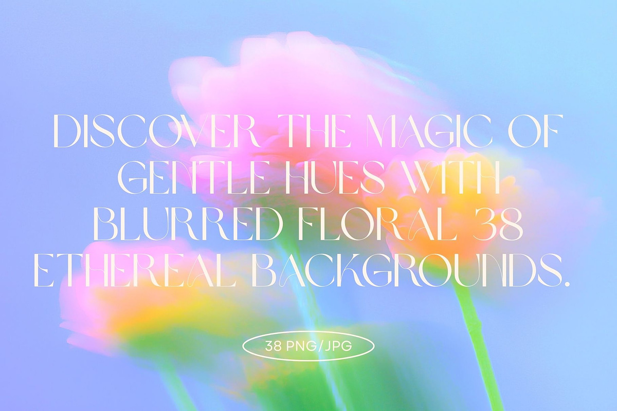 Blurred Floral Ethereal Backgrounds, a Background Graphic by Anzhelika (Photo 3 of 9)