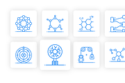 Quantum Physics Icons, an Outline Icon by Brickclay (Thumbnail 7 of 7)