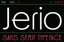 Jerio – Modern Sans Serif