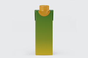 250ml Matte Juice Carton Package