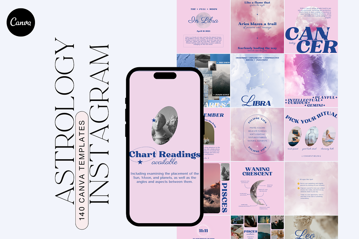 Astrology Instagram Mystic Template, a Social Media Template by Story Native (Photo 1 of 10)