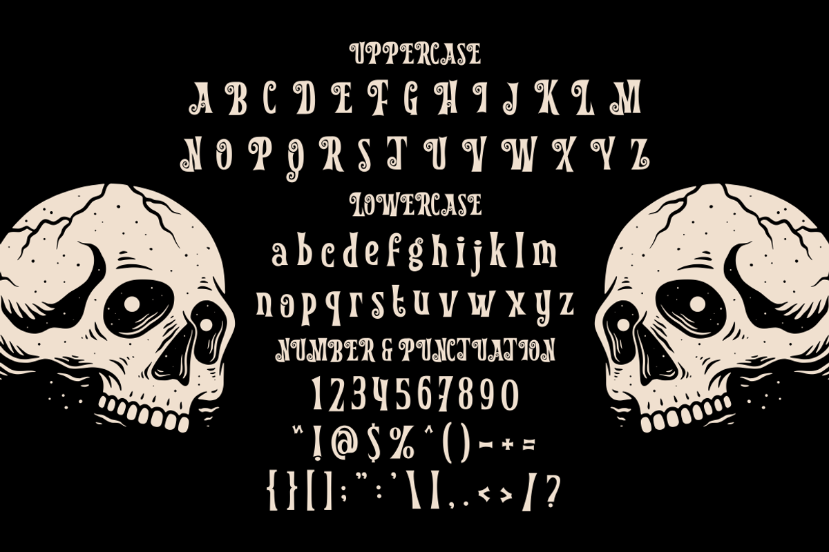 Noctra Display Font, a Font by PutraCetol Studio (Photo 5 of 5)