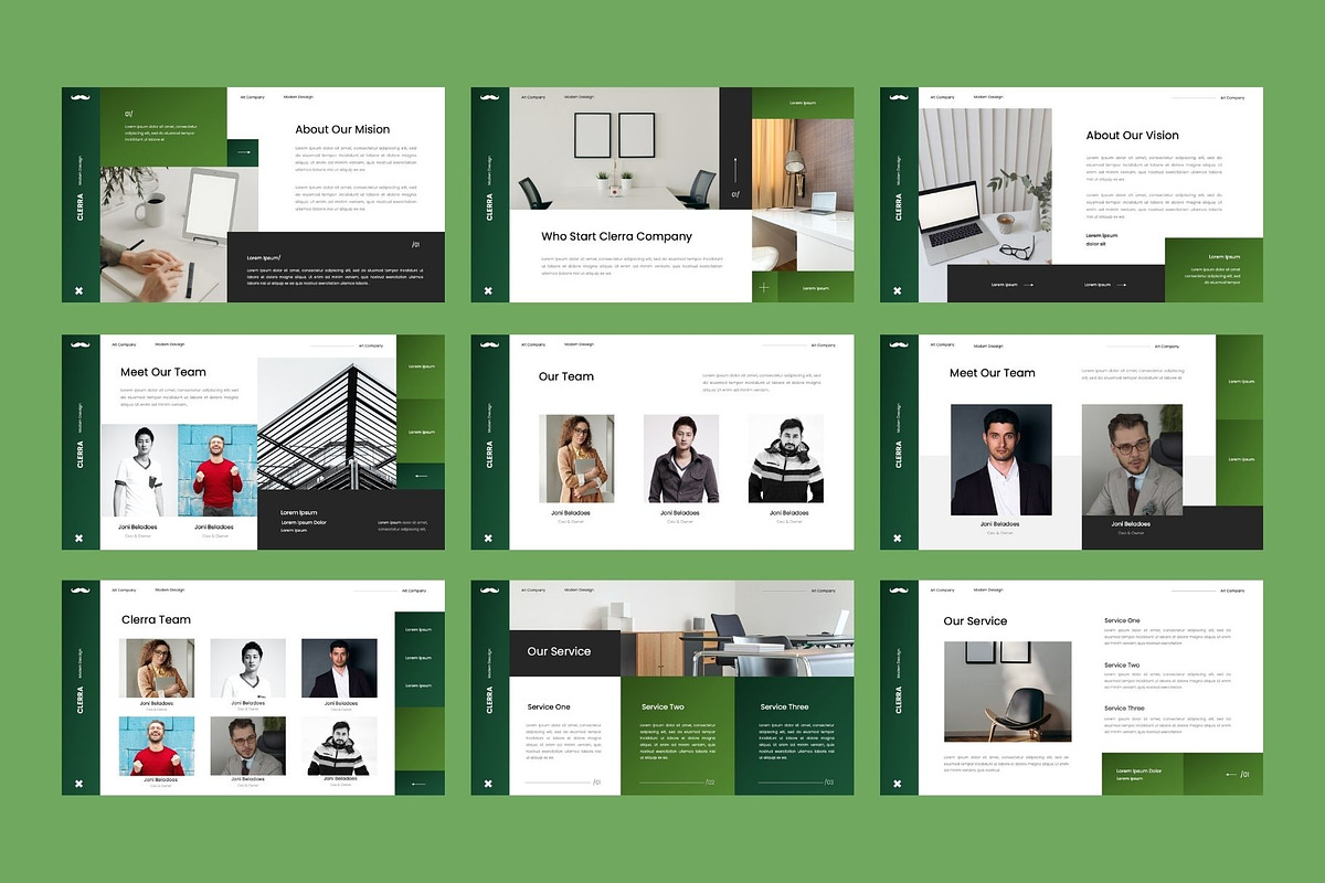 CLERRA  Business Keynote Template, a Presentation Template by Rizki Herdian (Photo 3 of 6)