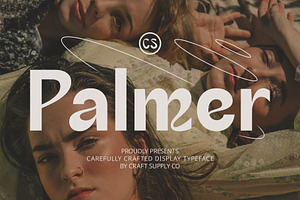CS Palmer – Art Nouveau Font, a Sans Serif Font by Craft Supply Co.