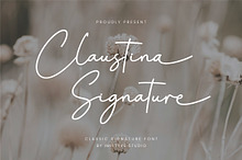 Claustina Signature Font