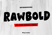 RAWBOLD – Rough & Bold Font