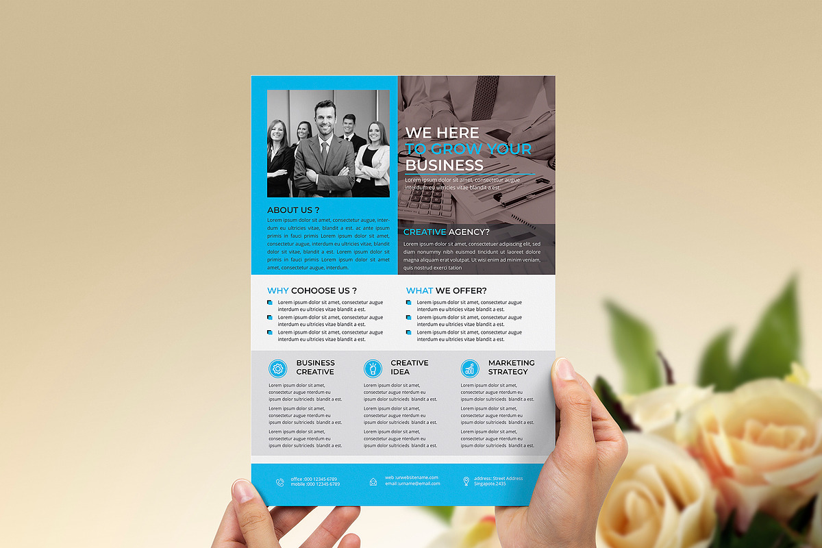 Corporate Business Flyer Template, a Flyer Template by Mazharul Islam (Photo 2 of 6)