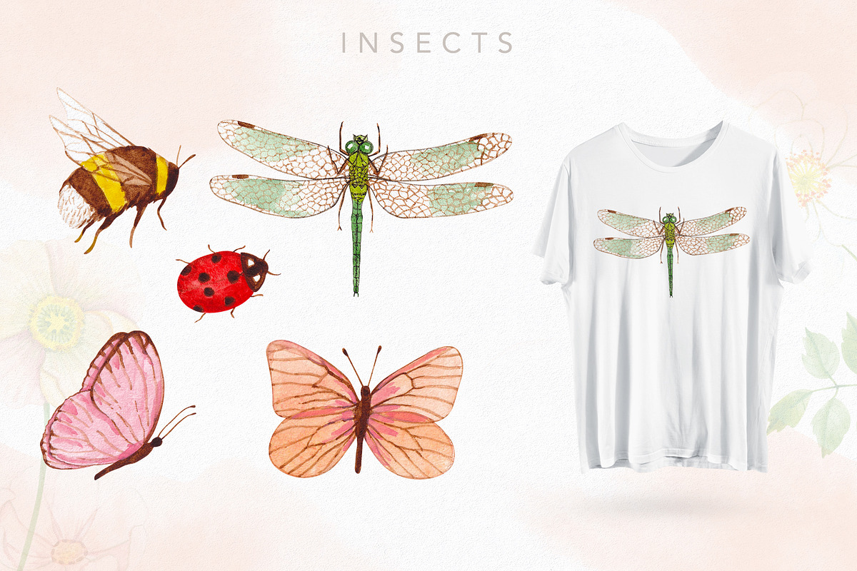 Summer. Watercolor collection, an Illustration by Kuzya's shop (Photo 6 of 7)