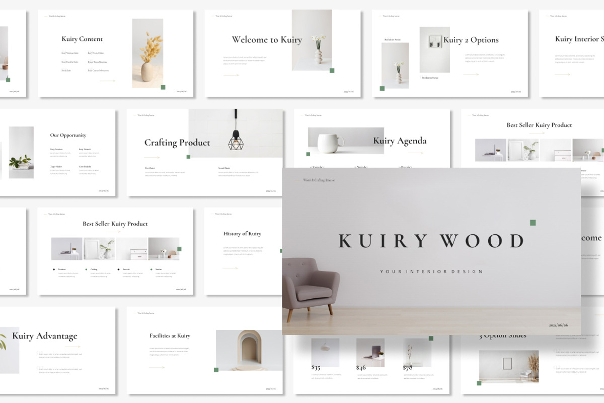 Interior Design Google Slides, a Presentation Template by Antstheme