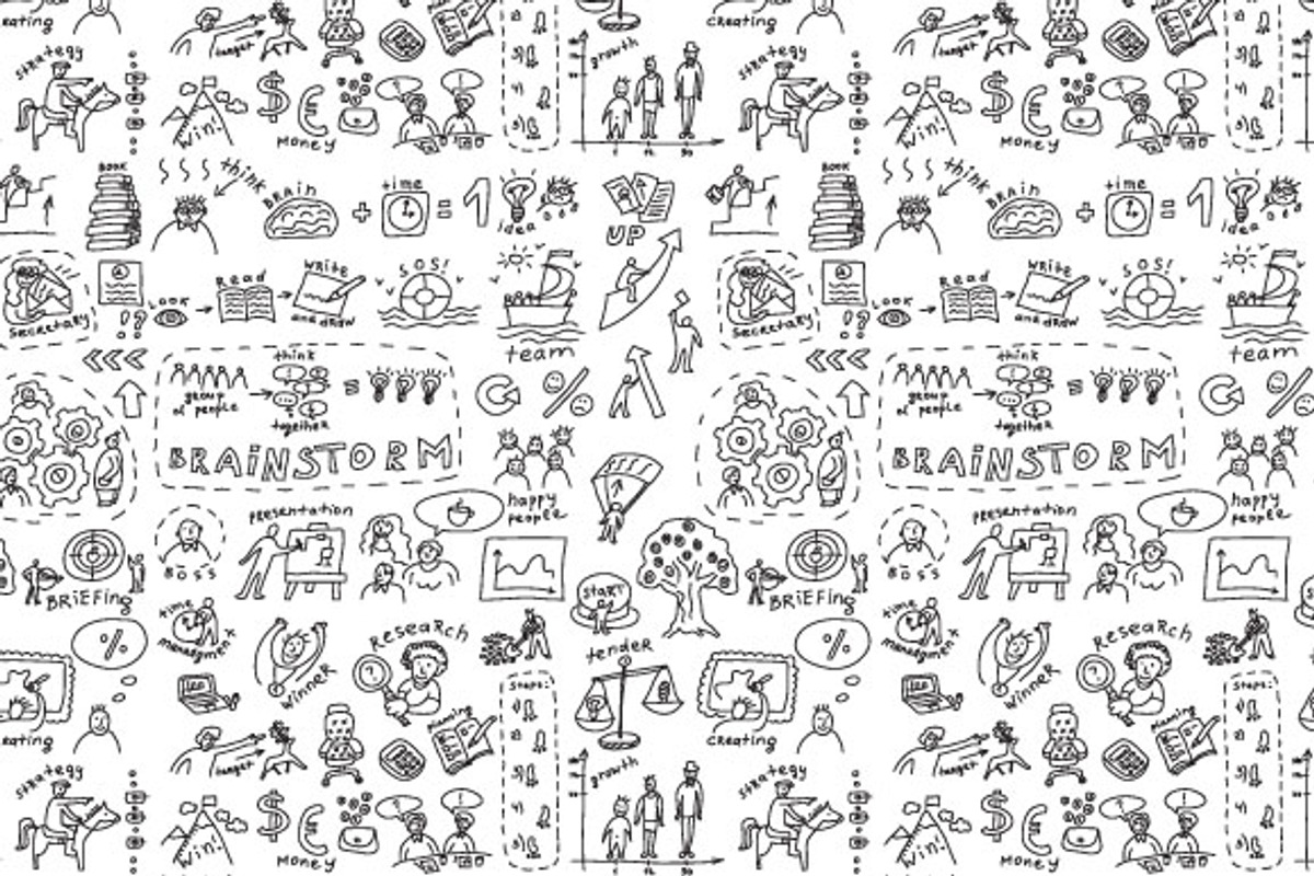 Doodles creative business people, a Person Illustration by Crowhouse (Photo 3 of 5)