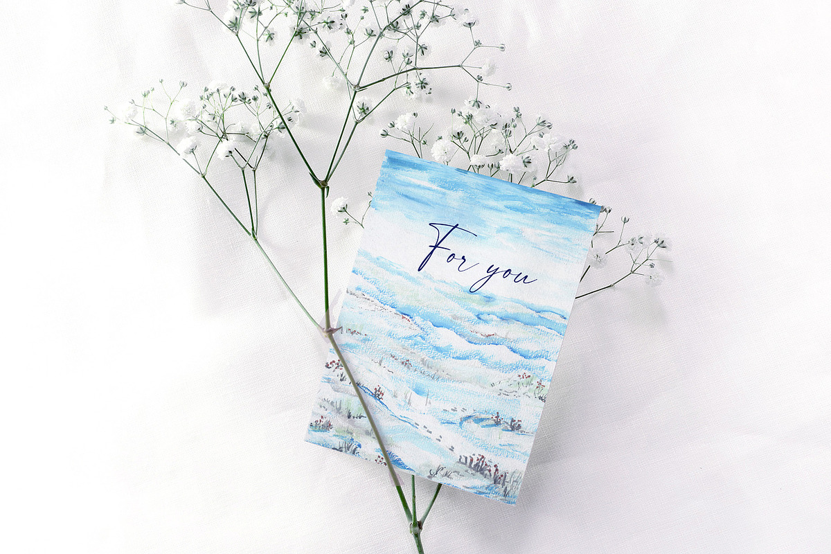 All Seasons Bundle. Landscapes, a Seasonal Illustration by Ann Bright (Photo 10 of 16)