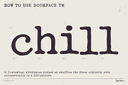 Bookface TM – Dynamic Grunge-y Type, a Slab Serif Font by Type Mania (Thumbnail 7 of 11)