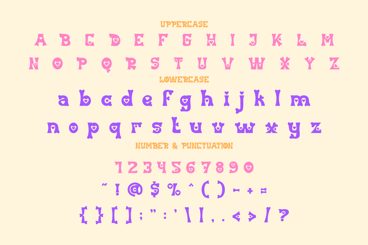 Heart Fade - Love Font, a Font by PutraCetol Studio (Photo 5 of 5)