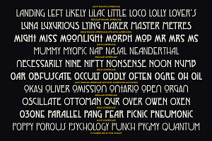 Emberline - A Witchy Display Font