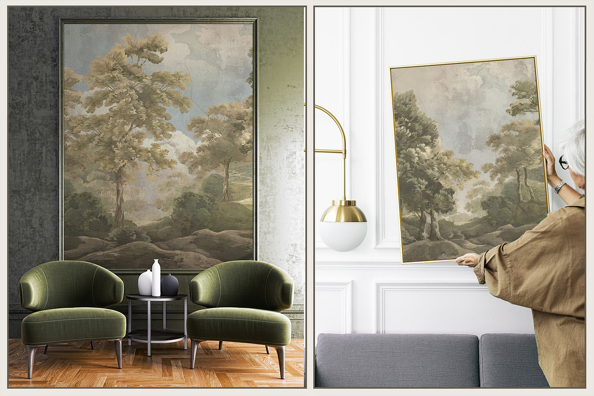 Fresco collection Timeless elegance, a Wallpaper Graphic by Natalia0307 (Photo 9 of 10)