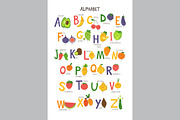 Vector fruits & vegetables Alphabet, a Food Illustration by KVIO (Thumbnail 8 of 10)