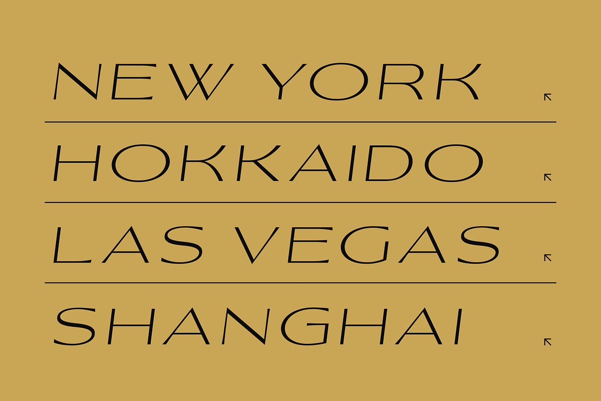 Dawner - Luxury Wide Thin Sans Serif, a Sans Serif Font by Typia Nesia (Photo 3 of 12)