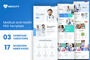 Medical & Health Website, a Landing Page Template by ArtifyWeb (Thumbnail 1 of 16)