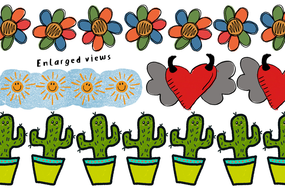 Hand Drawn Set of 50 Png Borders, an Object Graphic by Heather Green Designs (Photo 6 of 6)