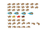 WARTHOG GAME SPRITE, an Animal Illustration by Silpin (Thumbnail 1 of 3)
