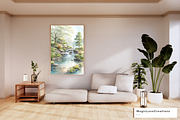 River Watercolor Landscape Print Art, a Poster Template by MagicLove Creations (Thumbnail 4 of 8)